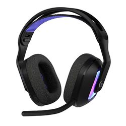 Logitech G G522 LIGHTSPEED casque gaming sans fil, LIGHTSYNC RVB, micro bande passante complète et audio synchronisé avancé, triple connectivité - LIGHTSPEED, Bluetooth, USB-A vers USB-C pour PC -Noir