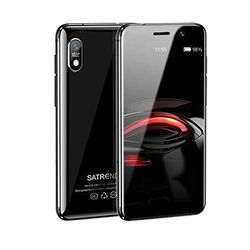 Lin-L SATREND S11, 2 GB + 16 GB, Asistencia de Google Play, 3.22 Pulgadas Android 7.1 MTK6739 Quad Core, Dual SIM, Bluetooth, Wi-Fi, GPS, Red: 4G (Negro) Smartphones (Color : Black)