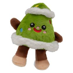 JACK AND VANILLA, Disfraz de Navidad para Perros/Gatos, Cómodo, Lavable, Talla Única (TU), Ideal para Fiestas y Eventos Festivos, Violeta, Modelo Árbol de Navidad