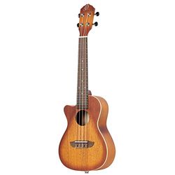 Ortega Guitars Concert Ukulele - left handed - Earth Series - electro-acoustic - Okoumé/ Mahagony (RUDAWN-CE-L)