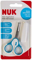 Nuk Paire de Ciseaux Manucure pour Bébé Sûr et Précis Bleu