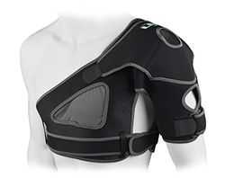 Ultimate Performance Unisex's Advanced Adjustable Shoulder Support-Black, Medium/33-35 cm