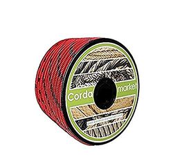 CORDAMARKET 10 mm touw, volwassenen, uniseks, rood, 25 m