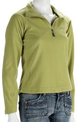 Tatonka Essential Mujer Anjou Lady Jersey Sudadera de Forro Polar, otoño/Invierno, Mujer, Color - Green Oasis, tamaño 46 [DE 44]