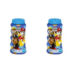 Paw Patrol Children Hair and Body Wash 2 in 1 Bubble Bath and Shampoo, Suitable for All Hair Types and Dry, Sensitive Skin and Scalp, 475 ml (Pack of 2)