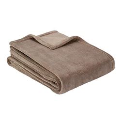 Pikolin Home - Manta Plaid Lisa Terciopelo Coralina, Suave, Confortable, Agradable y Transpirable