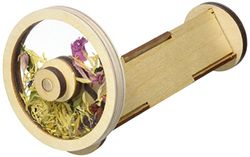 Rio Lindo Flowerscope Caleidoscopio, Madera, Marrón, 20 x 3 x 3 cm