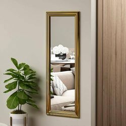 Dmora Adrastea Mirror, Mirror, Wall Decor, 4 x 3 x 15 cm, Gold