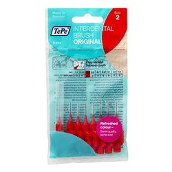 TePe Escova interdental tamanho 2 0,5 mm (embalagem de 8 unidades)