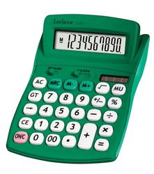 Lexibook, FRUITIES® Skrivbordsräknare med fällbar display, 10 siffror, Grund- och minnesfunktion, Stora tangenter, Solcells- och batteridriven, Grön, C210B