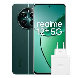 realme 12+ 5G Smartphone 8+256 GB con NFC, Sony LYT-600 OIS, Chipset Dimensity 7050 5G, Display AMOLED da 120 Hz, Smart Touch antipioggia, SUPERVOOC da 67 W, Pioneer Green, Esclusiva Amazon