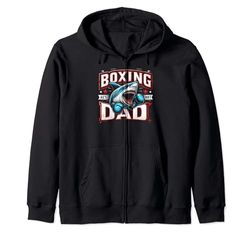 Camiseta de boxeo para el día del padre para amantes del boxeo, divertida camiseta de tiburón Sudadera con Capucha