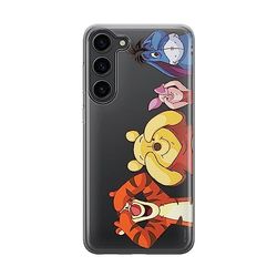 ERT GROUP mobile phone case for Samsung S23 PLUS original and officially Licensed Disney pattern Winnie the Pooh & Friends 036 optimally adapted to the shape of the mobile phone, partially transparent
