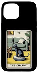 Carro Tarot Card Cat Robot Aspirador Gato Carcasa para iPhone 15