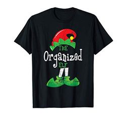 El duende organizado Navidad divertida Familia Regalos a Camiseta