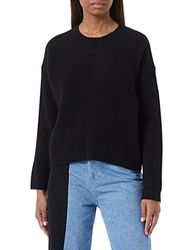 Sisley Womens L/S 109RL101K tröja, svart 700, XL