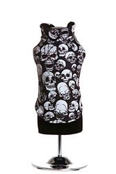 Trilly Tutti Brilli wandy Todos Brille sillanerxxs kinglos Sudadera de Algodón Estampado Calaveras XXS, Negro