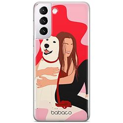 ERT GROUP mobiltelefonfodral för Samsung S21 PLUS originalt och officiellt licensierat Babaco mönster Dogs 006 Vit optimalt anpassad till formen på mobiltelefonen, fodral tillverkad av TPU-plast
