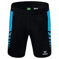 Erima Six Wings Worker Pantaloncini, Uomo, Nero (Curacao), XXL