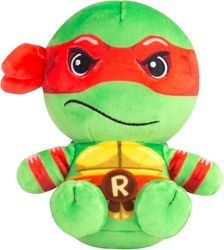 Club Mocchi Mocchi Tomy - Peluche Tortues Ninja Raphael 15 cm- Peluches TMNT à Collectionner - Jouets sous Licence Officielle - Figurines d'action - Jouet Tortues Ninja +3 Ans