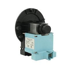 Europart Universal Drain Outlet Pump Base with Fitted TOC and Screw Fixing/Twin Plug-In/Bottom Positioned Rear Facing Terminals, 220 - 240 V, 50 Hz