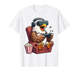 Eagle Gaming Videojuegos Controlador de auriculares Gamer Camiseta