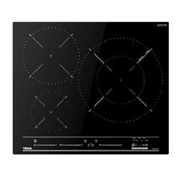 TEKA Placa Inducción 60 cm, 3 Fuegos, Touch Control Multislider, Zona Paellera, Stop & Go, Sistemas de Seguridad, Modelo MestrePaeller IZC 63320 MPS BK