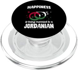 Jordania Esposa Marido Diciendo Ropa De Boda Jordana PopSockets PopGrip para MagSafe