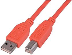 Pro Signal PSG91462 Lead, USB2.0 A Male to B Male, Red, 2 m