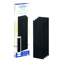 AeraMax luchtreiniger vervangende koolstoffilters - compatibel met DX5 luchtreiniger - H410 x B113 x D5mm - pak van 4 - klein