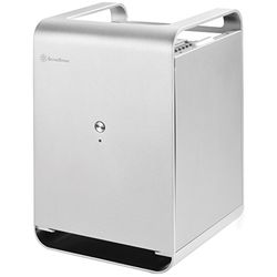 SilverStone SST-CS01S-HS - Case Storage Mini-ITX Computer Case with Hot Swap Tray, silver