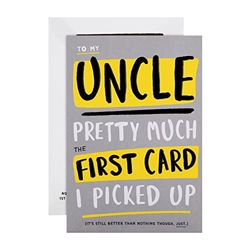 Hallmark Birthday Card for Uncle - Contemporary Humour Design