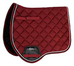 Tapis de selle Salvina Bordeaux, Pony