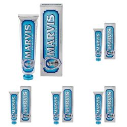 Marvis Dentifricio Pasta Menta Acquatica, 85ml (Confezione da 5)