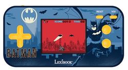 Lexibook, Batman, Compact Cyber Arcade, Tragbare Konsole, 150 Spiele, LCD-Farbbildschirm, Batteriebetrieben, Schwarz/Blau, JL2367BAT