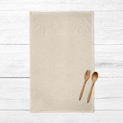 Muaré Linen Tea Towel 45 x 70 cm