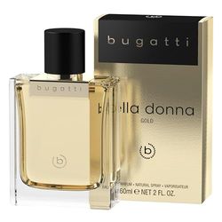 bugatti Bella Donna Gold EDP Parfum pour femme 60 ml I Parfum floral fruité pour femme pour tous les âges et toutes les occasions I Combinaison féminine de bergamote, fleurs de jasmin, vanille et musc
