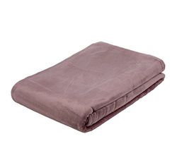 Gözze - Manta macia de salão, Memphis, tecido de alta gramagem 300 g/m², 150 x 200 cm - rosa malva