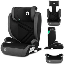 Lionelo Hugo i-Size Bilbarnstol 100–150 cm – ISOFIX & Bältesmontering, 8-Positions Nackstöd, Memory Foam, Avtagbar Klädsel