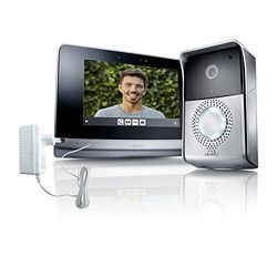 Somfy 2401446 Kit Videocitofono con schermo touch, Nero/Grigio metallizzato, 7 pollici