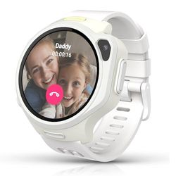 myFirst Fone R2- Smartwatch para niños (EU) con eSIM, AMOLED, cámara 5 MP Gran Angular, GPS y Control Parental - con conexión Circle. A Partir de 5 años (Color Chocolate Blanco)