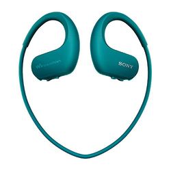 Sony NW-WS413 - Lettore musicale Walkman sportivo All in One 4GB, Impermeabile all'acqua salata, Resistente a polvere e sabbia, Funzionante tra -5°C e +45°C, Bluetooth, Blu