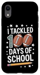 Football Students I Tackled 100 Days Of School Case for iPhone XR
