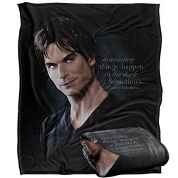 VAMPIRE DIARIES DAMON(SOMERHALDER) Silky Touch Super Soft Throw Blanket 152 x 127 cm