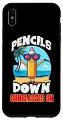 PENCILS DOWN SUNGLASSES ON Custodia per iPhone XS Max