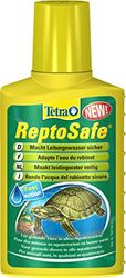 Tetra ReptoSafe uzdatniacz wody – przygotowuje wodę z kranu dla żółwi wodnych, idealnie nadaje się do nowego wyposażenia terrarium i przy zmianie wody, butelka 100 ml