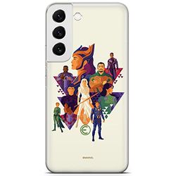 ERT GROUP mobiel telefoonhoesje voor Samsung S22 origineel en officieel erkend Marvel patroon Eternals 007 optimaal aangepast aan de vorm van de mobiele telefoon, hoesje is gemaakt van TPU