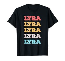 Simpatico regalo personalizzato Lyra Nome personalizzato Maglietta