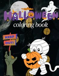 Halloween coloring book: 45 Halloween coloring book's pages for Kids and adults