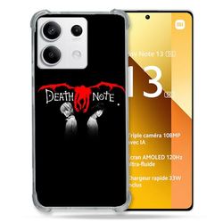 Cokitec Förstärkt fodral för Xiaomi Redmi Note 13 5G Manga Death Note svart